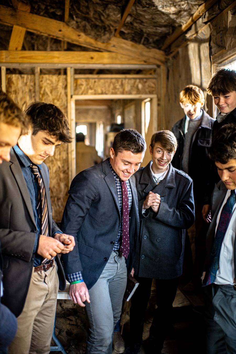 St. Joseph the Worker Academy students in academic attire